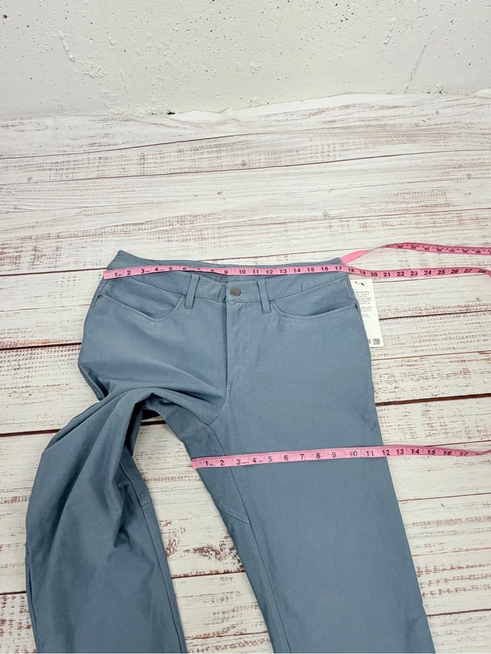 Lululemon Men’s size 34 Steel Blue ABC Skinny Pants New